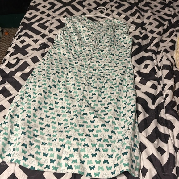 Vintage Women’s Handmade Butterfly Print Dress - Picture 4 of 4